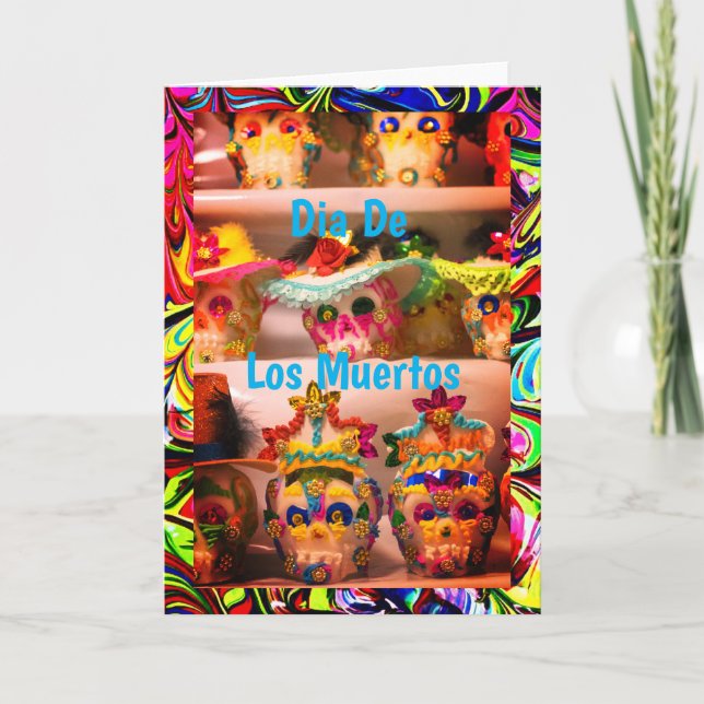 Calaveritas de Azucar, 5" x 7" Greeting Card (Front)