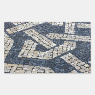 Calcada Portuguese, Portuguese Pavement Rectangular Sticker