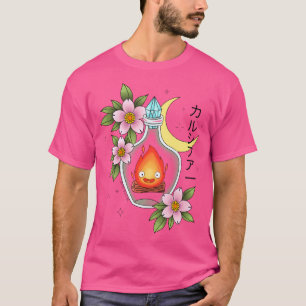 Calcifer In Vial Howl'S Moving Castle T-Shirt