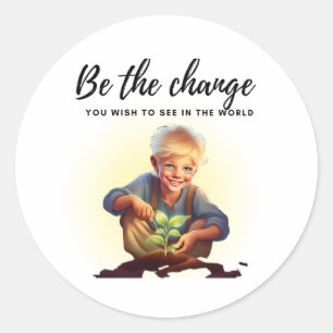 Calcomanía Classic Round Sticker