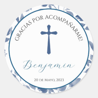 CALCOMANIA PARA EVENTO RELIGIOSO CLASSIC ROUND STICKER