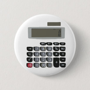Calculadora 6 Cm Round Badge