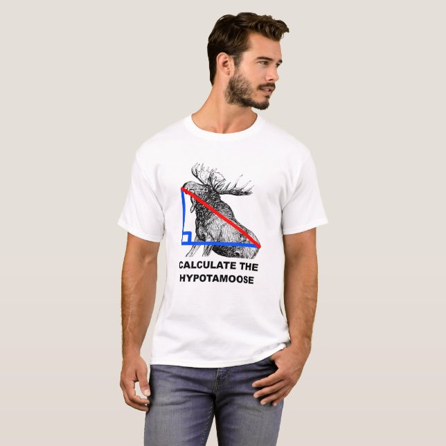 Calculate the Hypotamoose Funny Tshirt (Front Full)