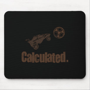 Calculated Vintage Retro Rocket Soccer Rc Car  Mouse Pad