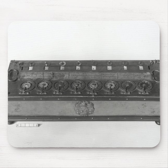 Calculating Machine invented Mouse Pad (Front)