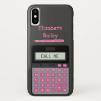 Calculator and Pen Graphic