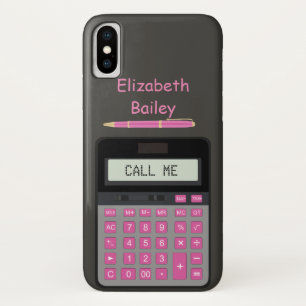 Calculator and Pen Graphic Case-Mate iPhone Case