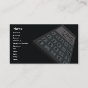 Calculator - Business Business Card
