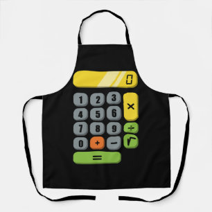 Calculator Costume Halloween Easy Cosplay Math Gee Apron