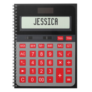 Calculator graphic notebook