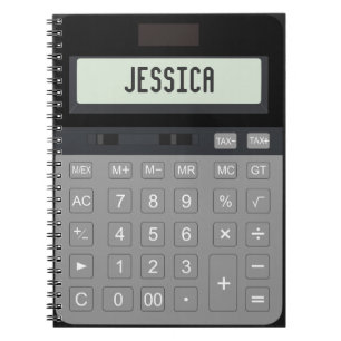 Calculator graphic notebook