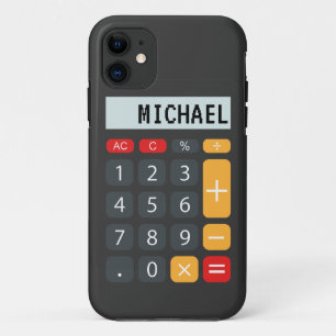 Calculator Math Personalised Name Case-Mate iPhone Case