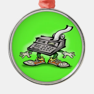 Calculator Metal Tree Decoration