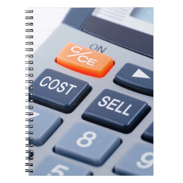 Calculator Spiral Notebook (Front)