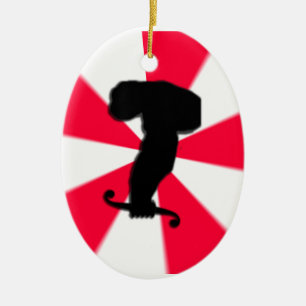 Calculus Ape Ceramic Tree Decoration