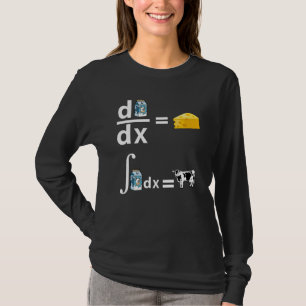 Calculus of Cheese   Funny Science Math T-Shirt