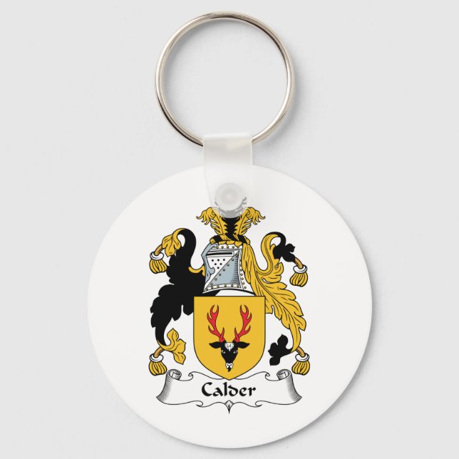 Calder Family Crest Key Ring (Front)