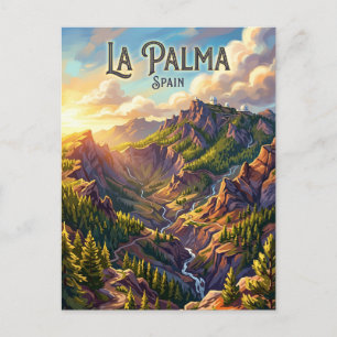 Caldera de Taburiente National Park Spain Postcard