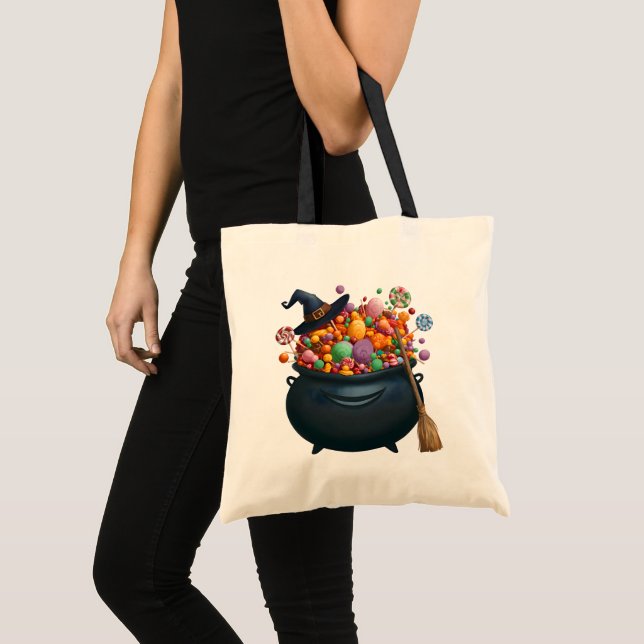 Caldron Of Giggle & Gummies Tote Bag (Front (Product))