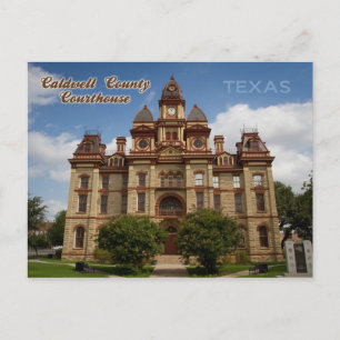 Caldwell County Courthouse, Lockhart, Texas Postcard
