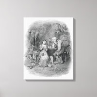 Caleb Plummer and his blind daughter, from 'Charle