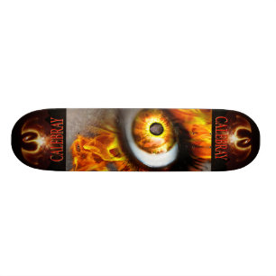 CALEBRAY FIRE EYE SKATEBOARD