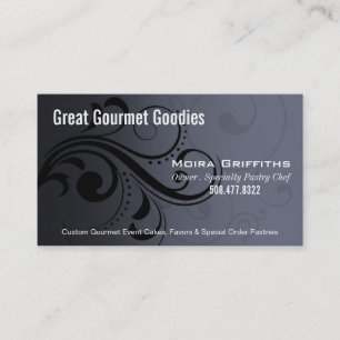 Caleché Swirl Stylish Business Card template