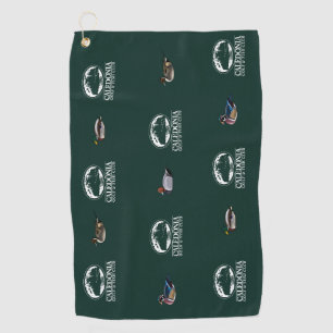 Caledonia "Classic & Ducks" all over golf towel