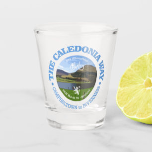 Caledonia Way (cycling c) Shot Glass
