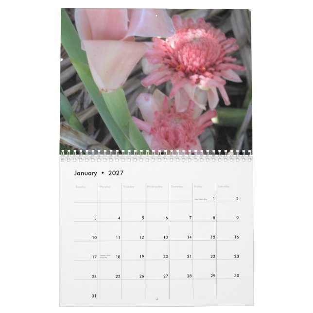 Calendar, 2011 calendar (Jan 2027)