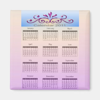 Calendar 2011 Magnet