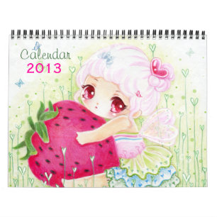 Calendar 2013 - Beautiful anime chibi girls