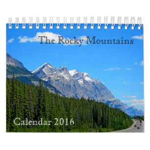 Calendar 2016 - The Rocky Mountains, Canada