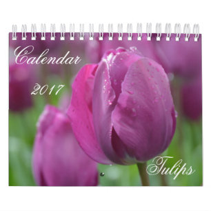 Calendar 2017 Tulips