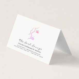 Calendar 2018 Beauty Studio Hair Styli Lashes Logo Business Card