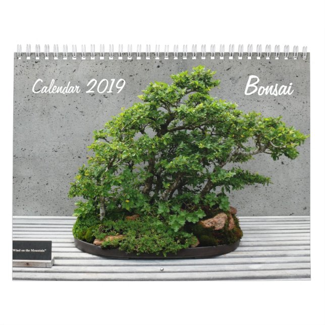 Calendar 2019 with Bonsai (Cover)