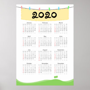 Calendar 2020 Poster