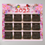 Calendar 2022 as poster<br><div class="desc">Great calendar design. You will love it like others. Be free to use this design for other product your like or to add your text. Thank you. Have a nice day.</div>