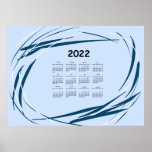 Calendar 2022 year. Planning design modern gift of Poster<br><div class="desc">Calendar 2022 year. Planning design modern gift office</div>