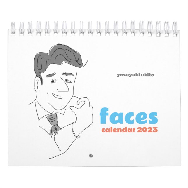  Calendar 2023 'Faces'  by Ukkie  (Cover)