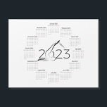 Calendar 2023 for Pilates instructor<br><div class="desc">Calendar 2023 for Pilates instructor with pilates reformer pose.</div>