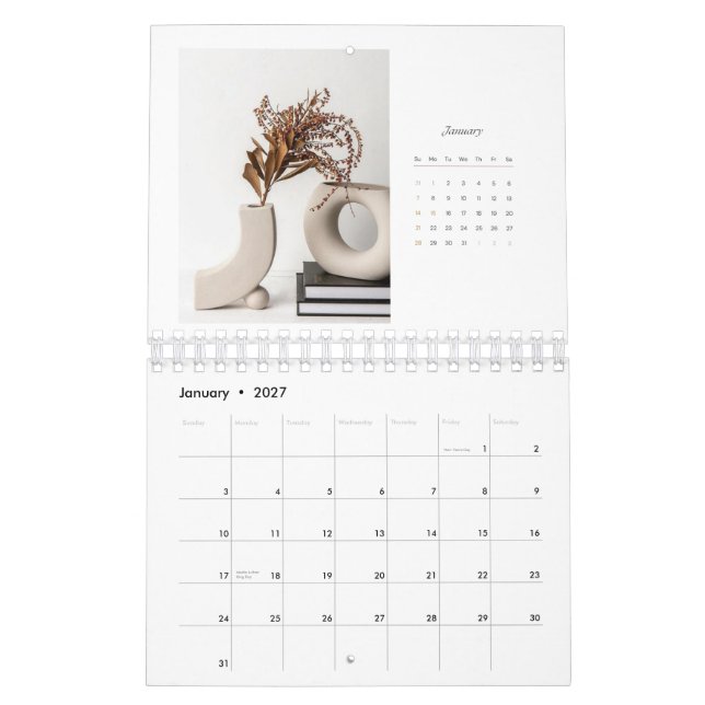 calendar 2024 - modern minimalist calendar 2024 (Jan 2027)