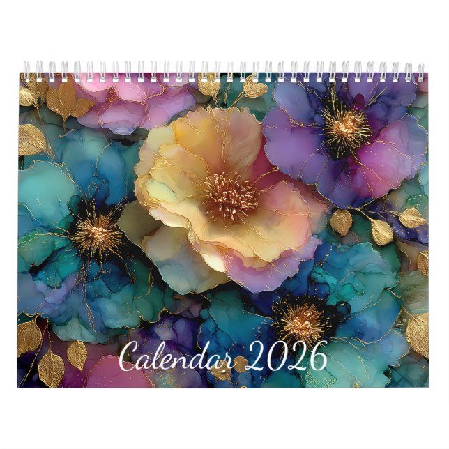 Calendar 2026 Flowers (Cover)
