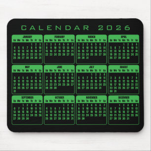 Calendar 2026 mouse pad
