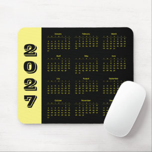 Calendar 2027 mouse pad