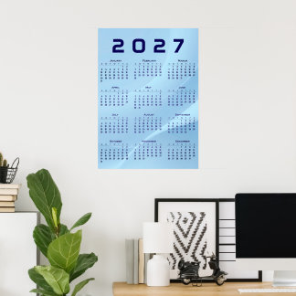 Calendar 2027 poster