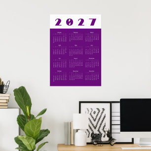 Calendar 2027 poster