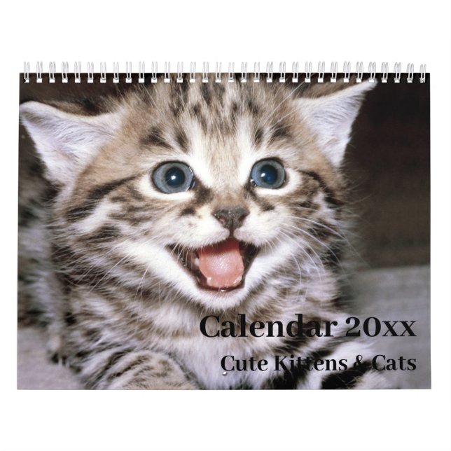 Calendar 20xx - Cute Kittens and Cats (Cover)