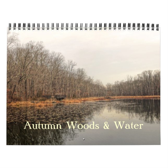 Calendar - Autumn Woods & Water (Cover)