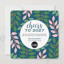 Calendar Business Greeting with Logo - Cheers